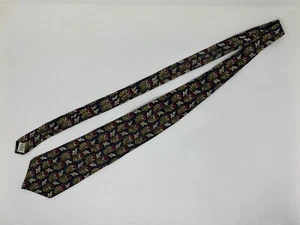 Gap Men's Neck Tie Blue, Green, & Red Autumnal Pattern Silk - Picture 1 of 5