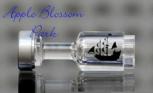 NEW Lego Minifig Trans Clear SHIP-IN-A-BOTTLE - Caribbean Pirate Food/Wine/Jug - Picture 1 of 3