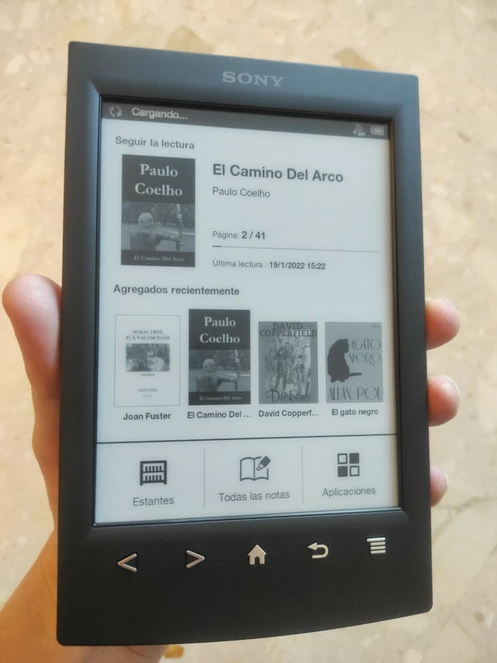 Ebook sony prs t2 reader ereader digital tinta Perfecto Estado!!Ereader Libro - Imagen 1 de 4