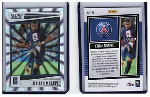 22/23 2022-23 Score Ligue 1 Uber Eats Silver Laser #145 Kylian Mbappe Paris PSG - Picture 1 of 1