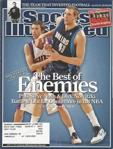 APRIL 2007 SPORTS ILLUSTRATED DALLAS MAVERICKS DIRK NOWITZKI PHOENIX SUNS NASH - Picture 1 of 1