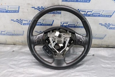 Subaru WRX STI EJ257 2013 2,5 L OEM cuero negro conjunto de volante #2687 Foto 1 de 4