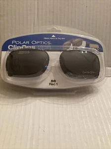 Polar Optics clip on sunglasses polarized #56 rec 1 New - Picture 1 of 3
