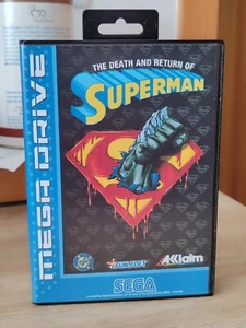 SEGA MEGADRIVE THE DEATH AND RETURN OF SUPERMAN PAL GENESIS NO MANUAL new - Imagen 1 de 16