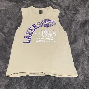 Camiseta sin mangas Los Angeles Lakers Ultra Game beige para hombre M NBA Urban Outfitters - Imagen 1 de 6