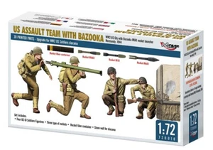Mirage 720010 Model Kit 1/72 3D Printed WW2 US Army ASSAULT TEAM WITH 4 GIs - Picture 1 of 1