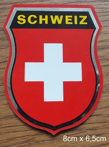 Sticker Aufkleber Schweiz Suisse Switzerland Wappen Flagge 80er Jahre - Bild 1 von 1