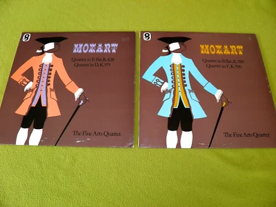 Fine Arts Quartet - Mozart - K.428 K.575 K.589 K.590  UK STEREO 1961 WRC 2xLP EX - Image 1 of 4
