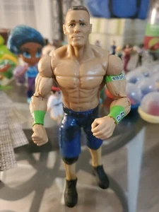 2013 Mattel WWE Basic Series 6" John Cena Wrestling Figure USED - Picture 1 of 5