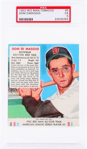 1952 Red Man Dom Dimaggio #AL5 PSA 5 - Picture 1 of 2