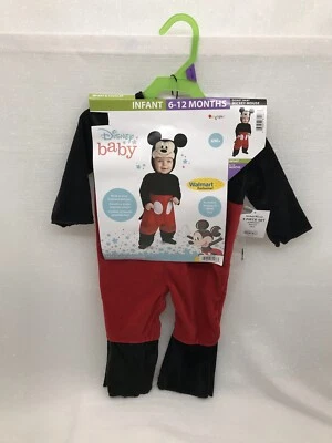 Disguise Disney Baby - Mickey Mouse Costume - Infant 6-12 Months New (Halloween) - Image 1 of 4