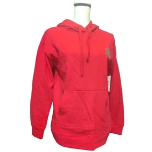 $55.00 Juicy by Juicy Couture Women’s Terry Cloth Hoodie, Red, Size S - Bild 1 von 9