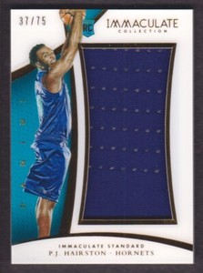 2014-15 Immaculate Collection Standard Jersey #IS-PJ P.J. Hairston 37/75