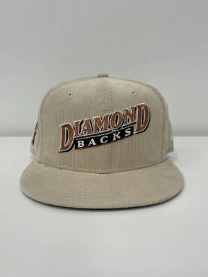 Gorra ajustada de pana Arizona DiamondBacks New Era Club MLB 7 3/8 Foto 1 de 4