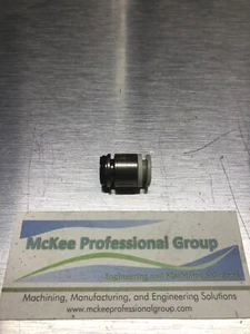 Adaptador de tubo SMC - 8 mm (5/16") empujar para conectar y collar / junta tórica - Imagen 1 de 4