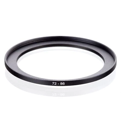 72mm to 86mm 72-86mm 72mm-86mm Step Up Ring Filter Adapter black 72-86 - Image 1 of 3