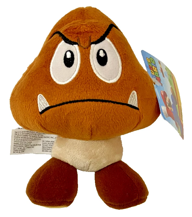 World of Nintendo Super Mario Goomba 5 Inch Plush Figure Toys in Stock