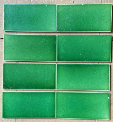 ENGLAND - ORIGINAL MAJOLICA 8 BORDER TILES C1900 Cover