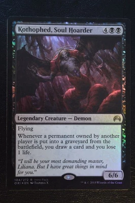 Magic The Gathering MTG KOTHOPHED, SOUL HOARDER FOIL Magic Origins LP Played - Image 1 of 2