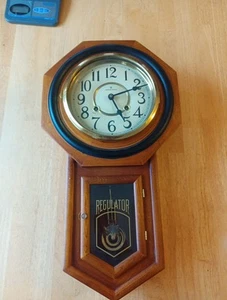 Geo. Blake Clock Co.,Regulator,Pendulum,Mechanical Wall Clock, Model 170- Tested - Picture 1 of 9
