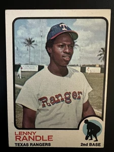 1973 Topps Lenny Randle #378 Texas Rangers - Picture 1 of 2