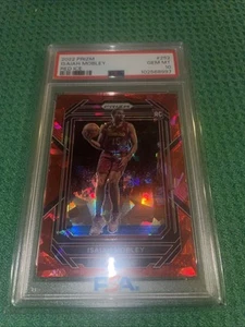 2022 Evan Mobley Red Ice Prizm #252 PSA 10 Rookie Cleveland Cavaliers - Picture 1 of 15