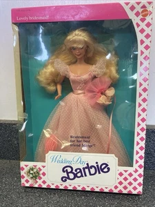 1990 Mattel Barbie Wedding Day Barbie Fashion Doll New Sealed NH 11224 - Picture 1 of 4