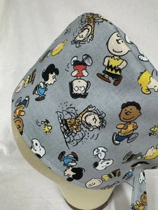 Men/Women Surgical Scrub Cap Lined Peanuts 100% Cotton - Picture 1 of 3