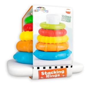 Piruleta Torre de Aprendizaje para Niños Pequeños: Anillos Apilables para Bebés y Niños Pequeños -... - Imagen 1 de 8