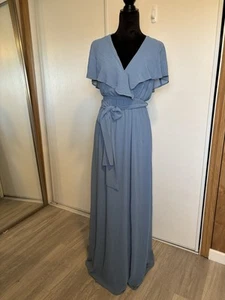 Show Me Your Mumu Größe Small Audrey Empire-Maxikleid smaragdgrün Chiffon neu mit Etikett - Bild 1 von 5