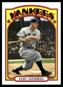 2013 Topps #TM-48 Lou Gehrig 1972 Topps Minis - Bild 1 von 2