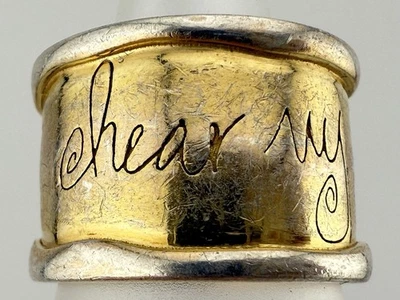 BANDA DE CIGARROS MILOR SHAWN VERMEIL PLATA 925 HEAR MY SOUL TALK TALLA 9,5 K99B Foto 1 de 4