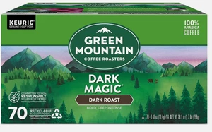 Green Mountain Dark Magic Kaffee K-Cup Pods Dark Roast 70/Box - Bild 1 von 1