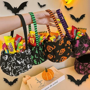 Gifts Pouch Halloween Candy Bag Stuffed Cotton Tote Bags Cosplay Pros - Picture 1 of 17
