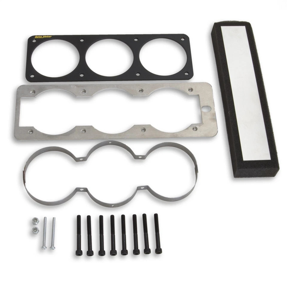 AutoMeter 50100 Mounting Solutions Triple Gauge Cage Fits 87-93 Mustang - Изображение 1 из 1