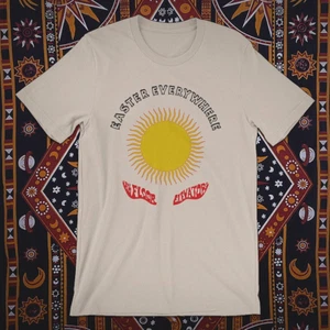 T-shirt maglietta unisex The 13th Floor Elevators Easter Everywhere bianca ED233 - Foto 1 di 3