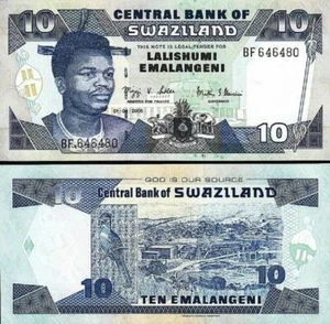 SWAZILAND (ESWATINI) 10 EMALANGENI 2006 UNC CENTRALE IDROELETTRICA A LUPHOHLO E - Foto 1 di 1