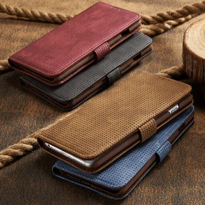 Handytasche für Apple iPhone 7 Plus Flipcase Schutzhülle Cover Schwarz & Braun - Bild 1 von 33