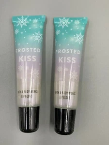 Bath & Body Works Frosted Kiss Shimmer Lip Gloss Set of 2 #355D - Picture 1 of 1