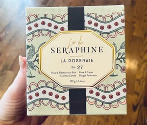 L'or de Seraphine, La Roseraie No. 27 Rose Cassis Currant Candle, 6.4 oz. - Picture 1 of 2