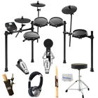 Alesis Nitro Mesh 8 Piece Electronic Drum Kit Essentials BUNDLE