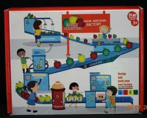Skoolzy Counting Toddler Games STEM Apple Factory Learning Toys 3-6 Year NIP #15 - Picture 1 of 7