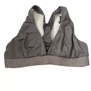 Elle Macpherson Body Women Racer-back Sports Bra Grey Size L - Picture 1 of 1
