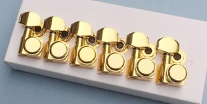Korean Locking Tuner Tuning Machine 2 Pin GOLD for Electric style Guitar - Picture 1 of 12