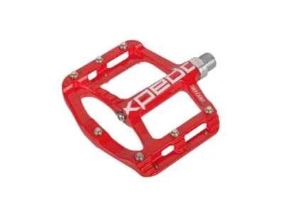 Xpedo Spry Magnesium Red Bike Flat Platform Pedals XMX24MC Red - Image 1 of 2