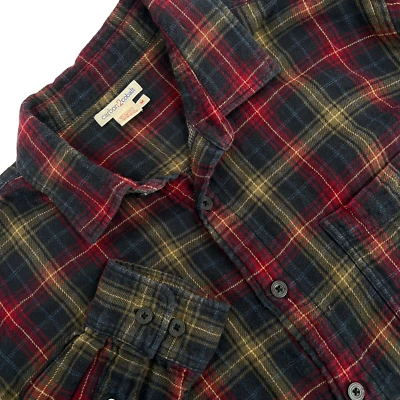 CARBON 2 COBALT Men's M Plaid Upper Echelon Lightweight Button-Up Flannel Shirt - Image 1 of 4
