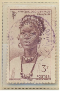French West Africa Stamp Scott #46, Used - Picture 1 of 1