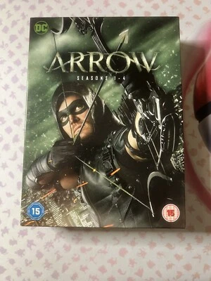 Arrow - Seasons 1-4 - Dvd (2016, 20 Disc Box Set) Stephen Amell - Uk R2  - Image 1 of 4