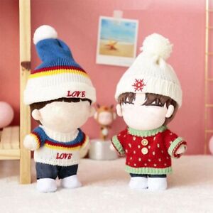 Cotton Stuffed Dolls Mini Clothes Sweater Hat Hoodies 20cm Doll Clothes Shorts