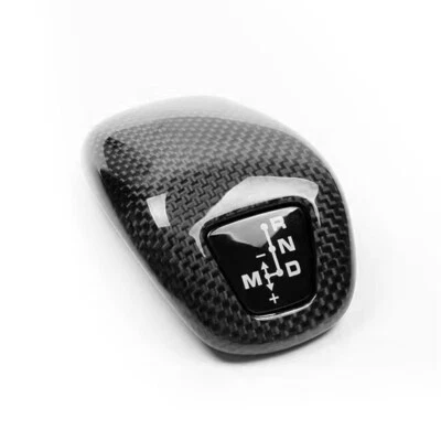 Gear Shift Knob Carbon Fiber Panel Cover Trim for Porsche Panamera 2017-2023 Foto 1 de 4